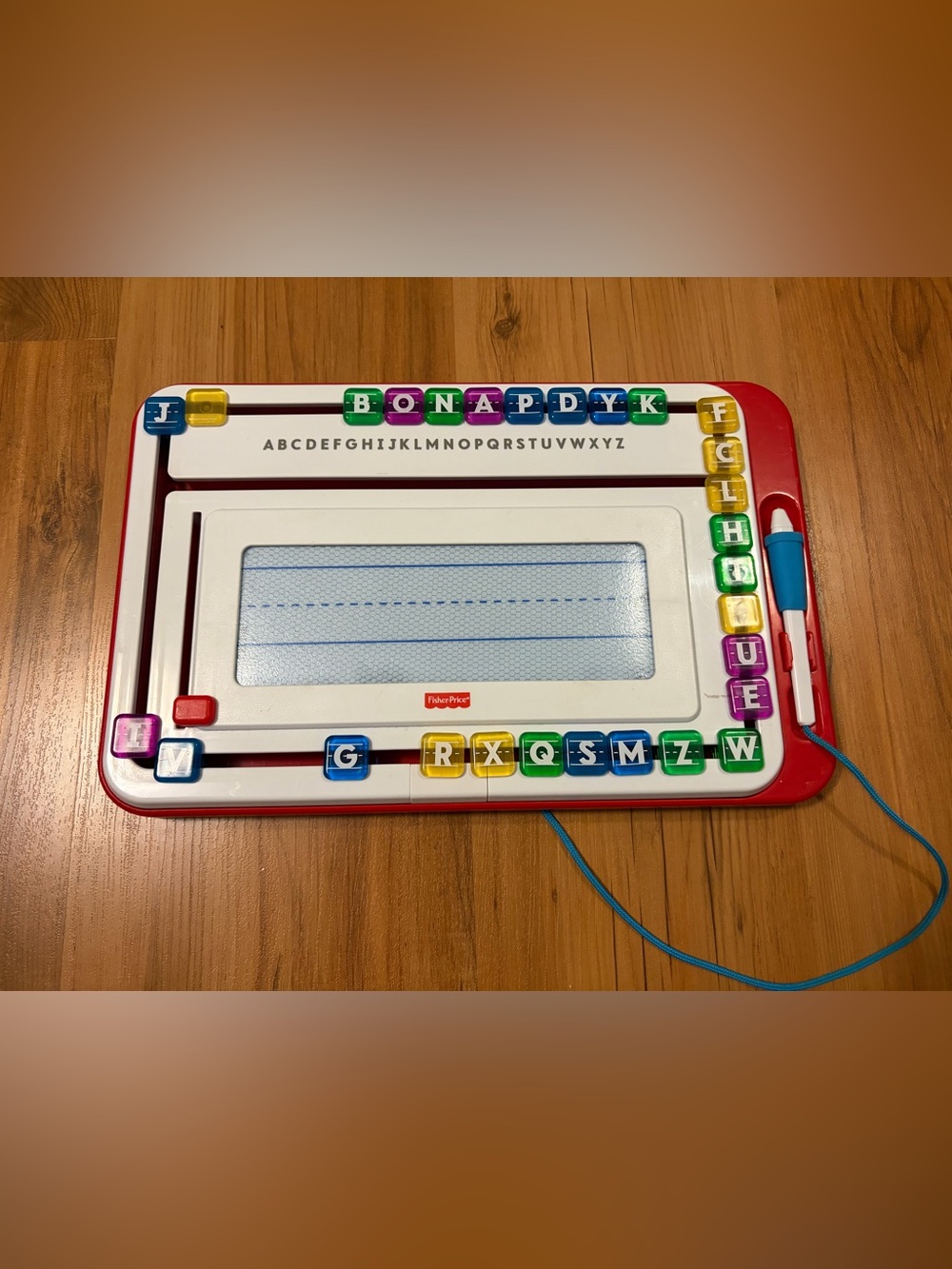 Fisher-Price Kids Magnetic Alphabet Writing Board - Multicolor